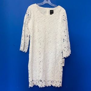 CARTISE NWT White Daisy Lace Mod Dress Sz 6